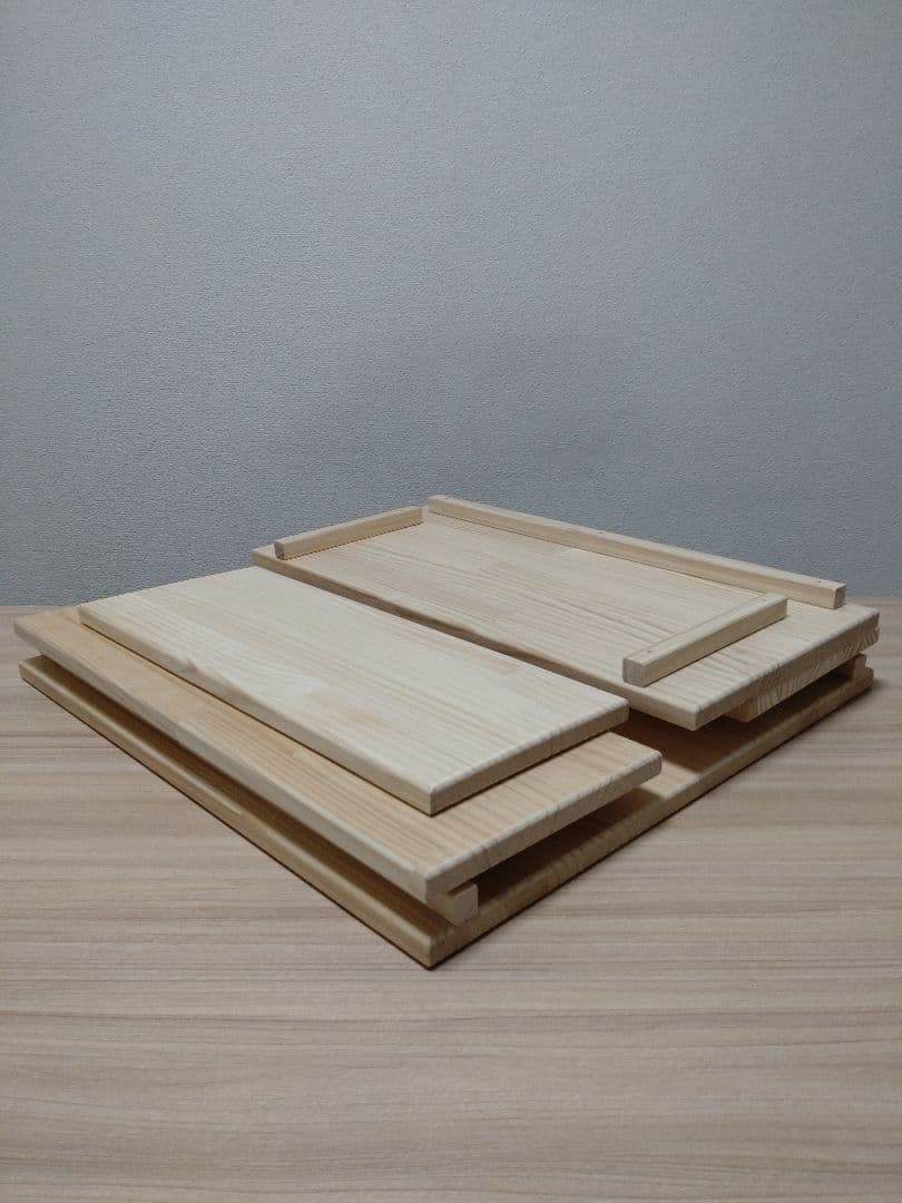 ☆完成品☆折りたたみできる レジカウンター 収納棚付☆