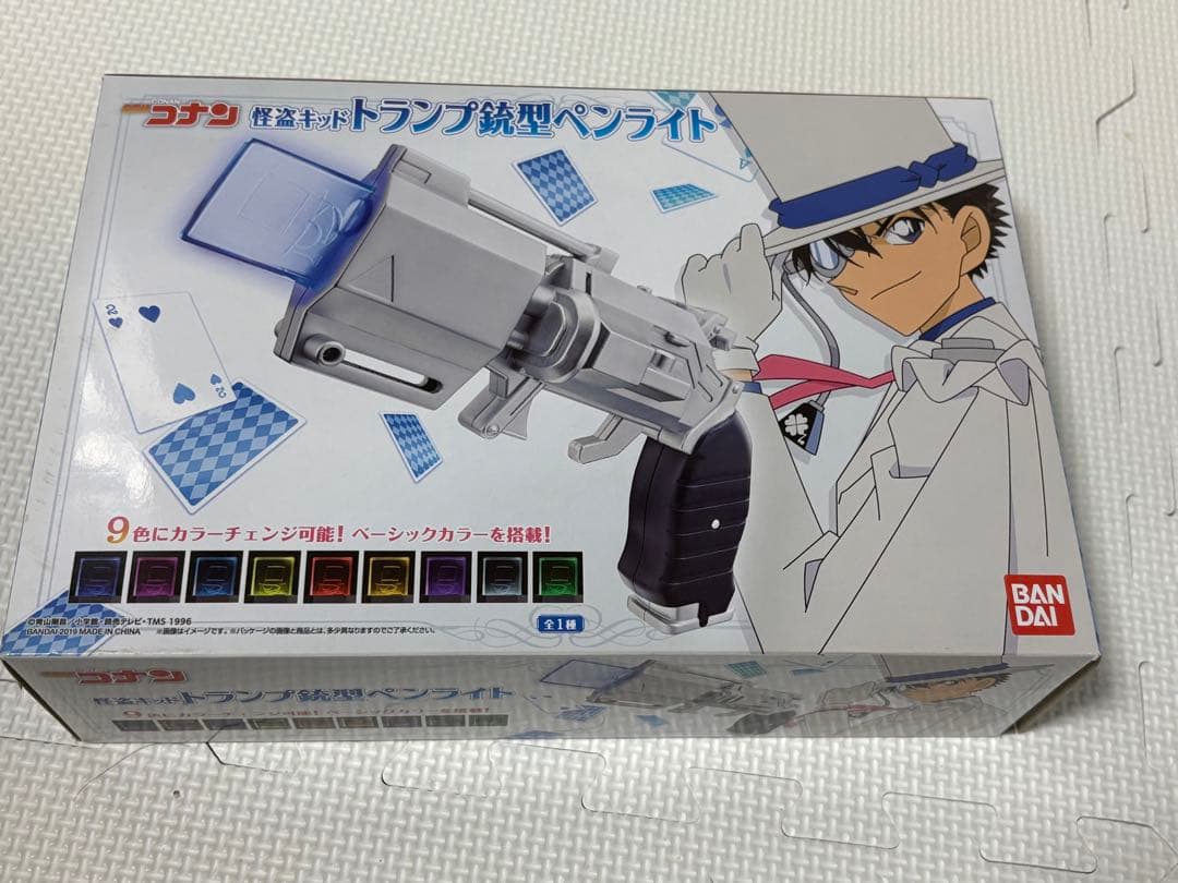 名探偵コナン　怪盗キッド　トランプ銃型ペンライト