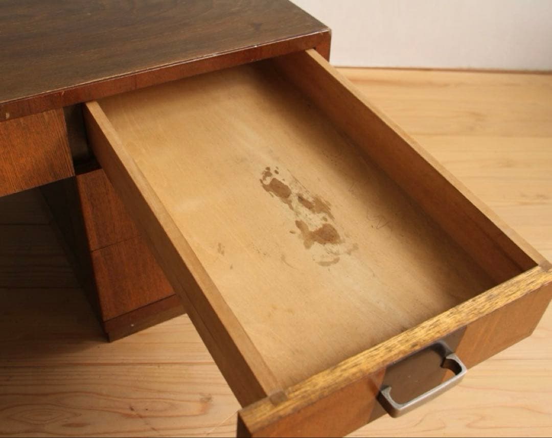 机　テーブル　文机　木製　引き出し　古道具　古家具　アンティーク　ビンテージ