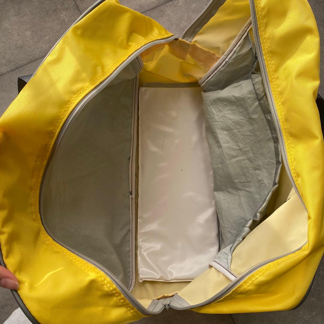 ワッぺ イエロー 黄色 旧型 ワールドペガサス スクバ スクールバッグ　Y2K