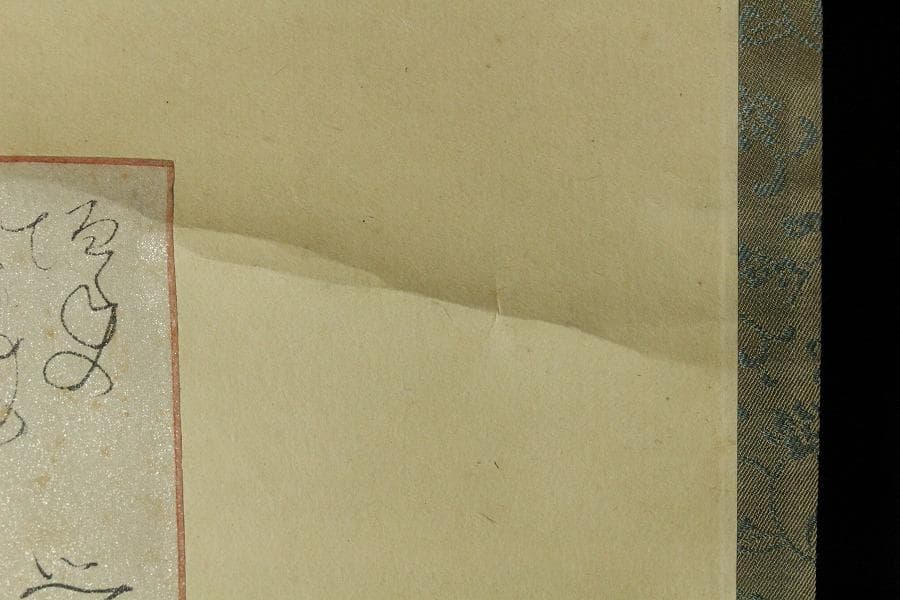 大田垣蓮月 筆 短冊 和歌 軸(K-YC545)