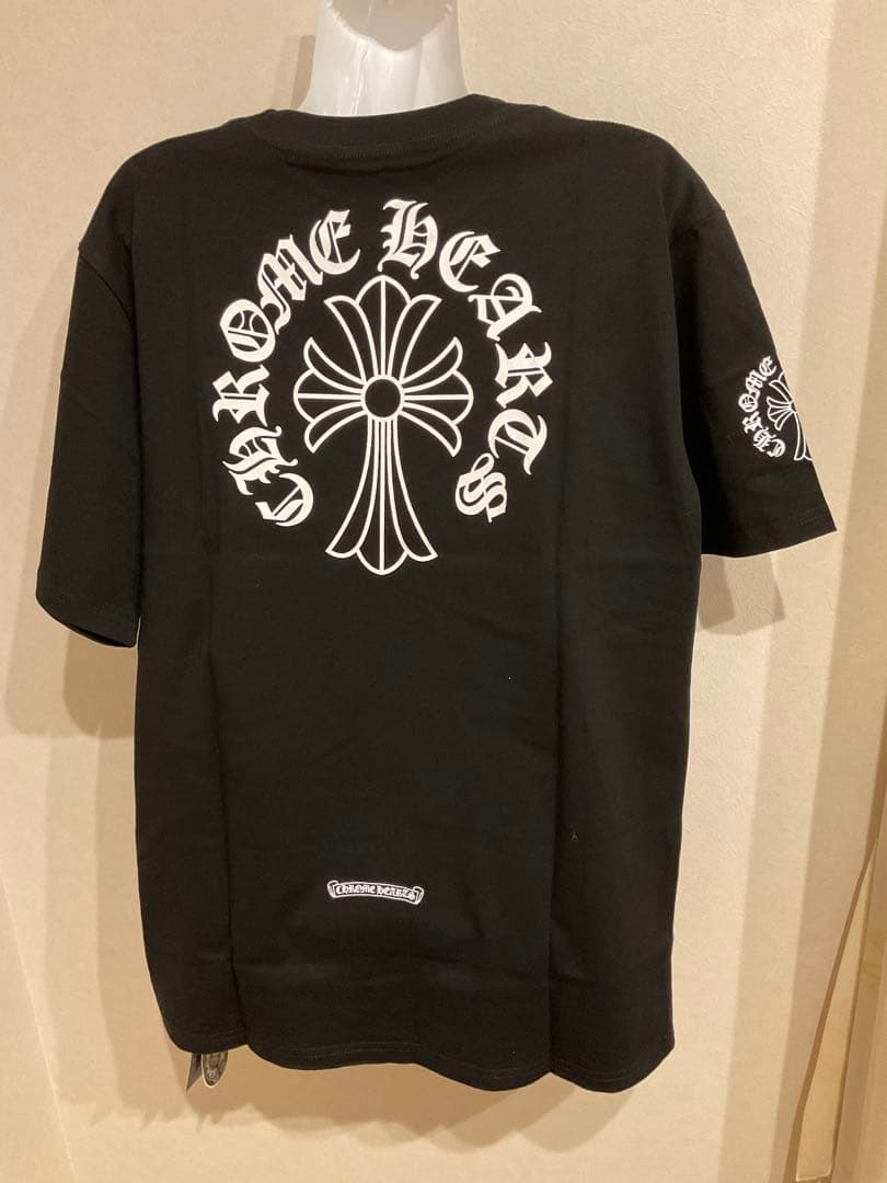 【新品・未使用】CHROME HEARTS ブラック Tシャツ　Lサイズ