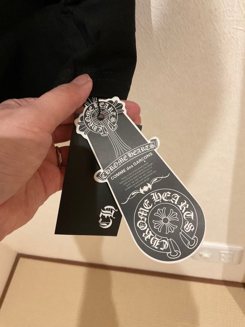 【新品・未使用】CHROME HEARTS ブラック Tシャツ　Lサイズ