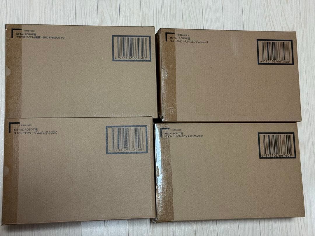 メタルロボット魂　ストライクフリーダム　アカツキ　ジャスティス　インパルス