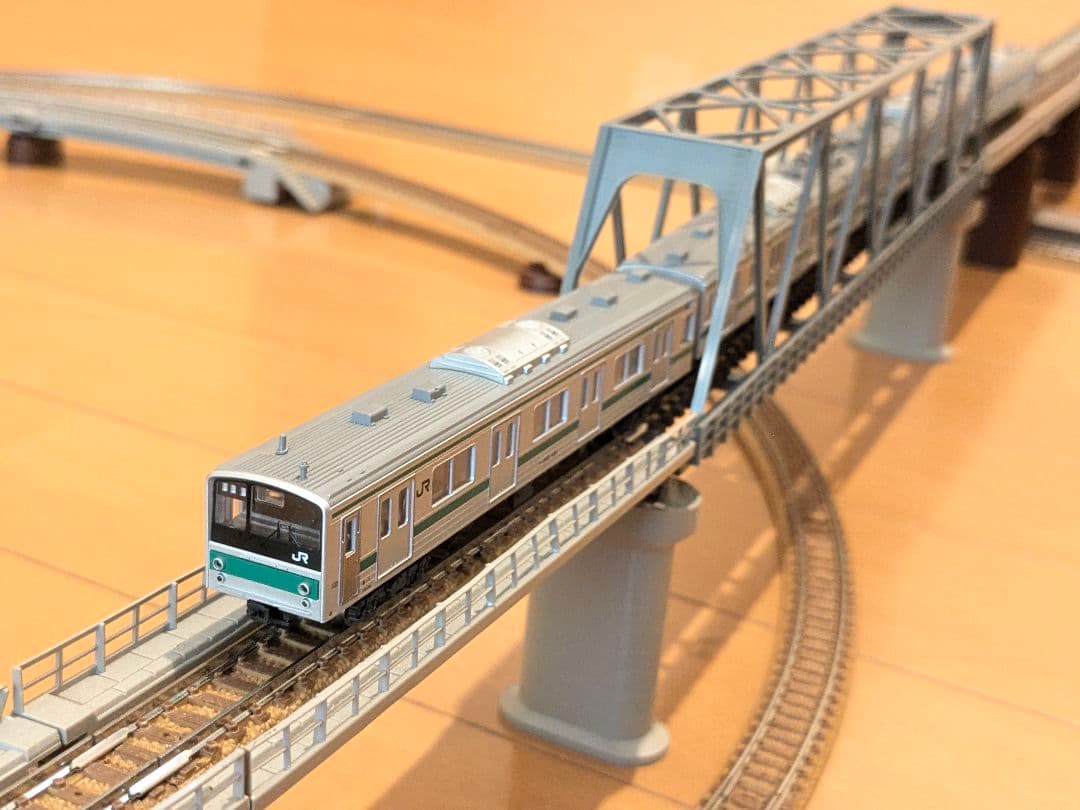 Nゲージオリジナルスターターセット 立体交差レール+車両2種+高性能パワーパック