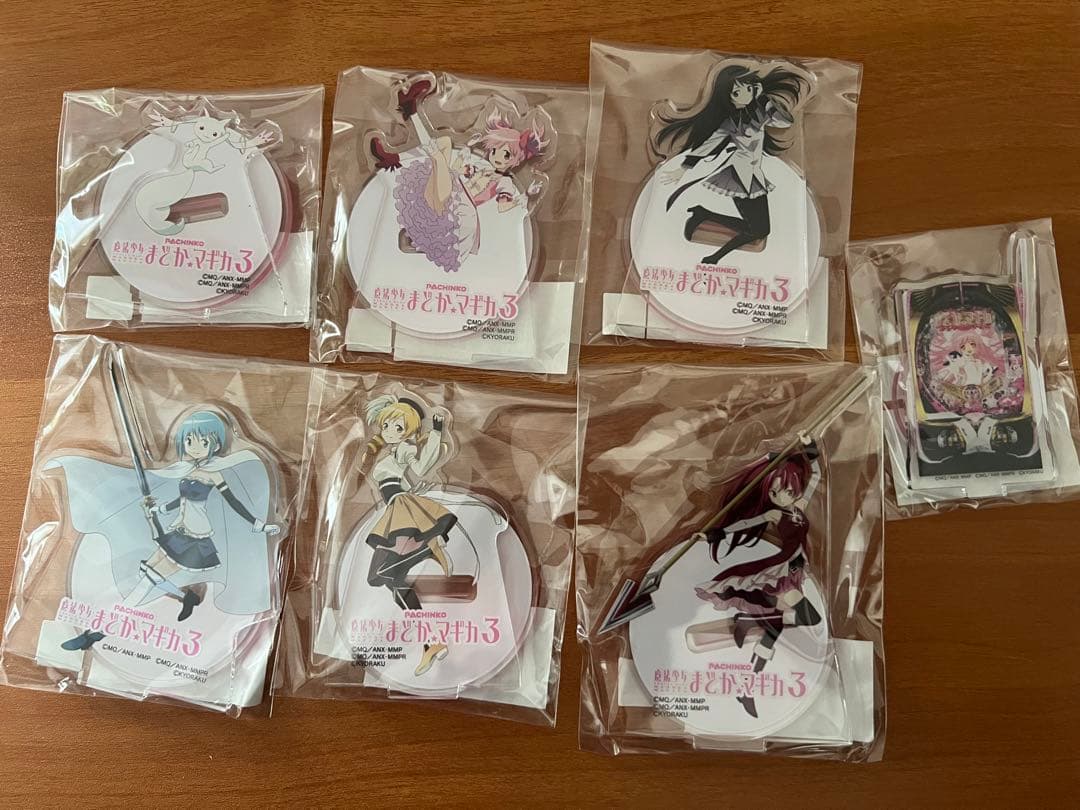「ぱちんこ 魔法少女まどか☆マギカ3」　アクリルスタンド　クリアファイル　京楽