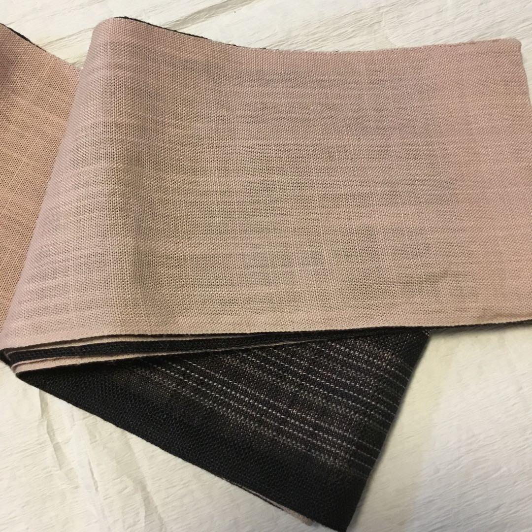 夢工房　浴衣・麻素材帯・下駄　セットで