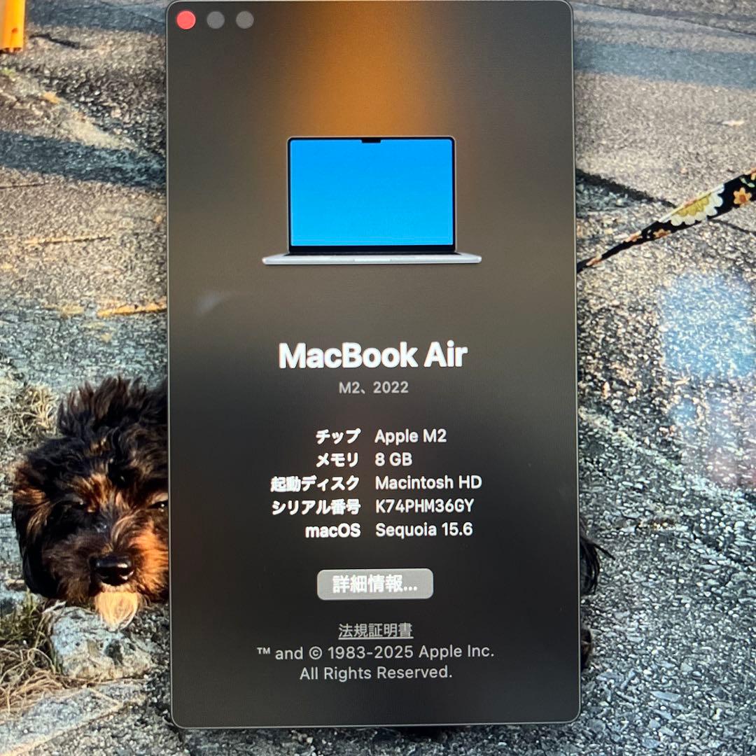 【極美品】MacBookAirM2 13.6型