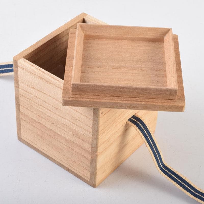 茶道具　山中塗　道場宗廣作　朱刷毛目　梅月蒔絵　大棗　共箱　V　9038