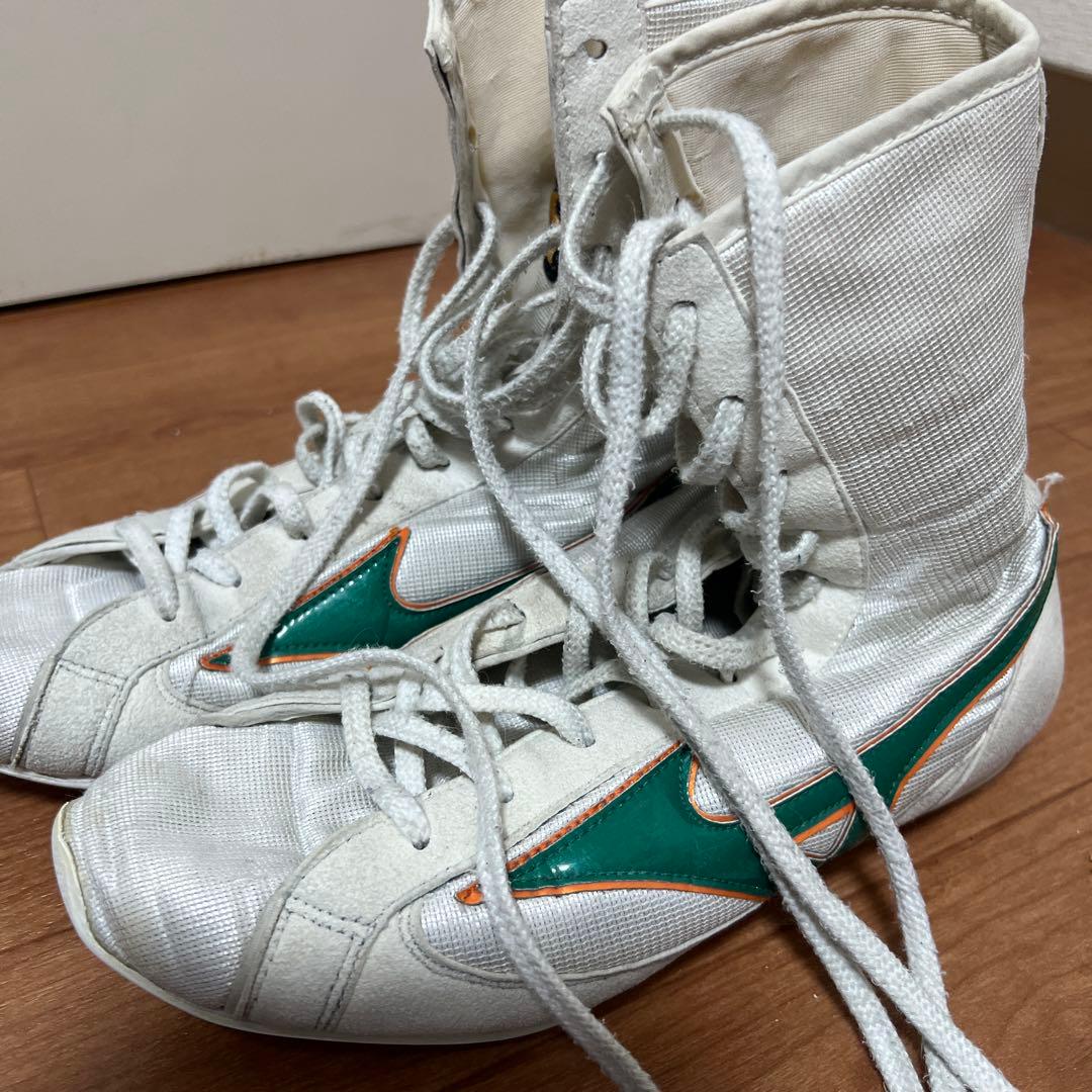 Mizuno ボクシングシューズ ホワイト/グリーン