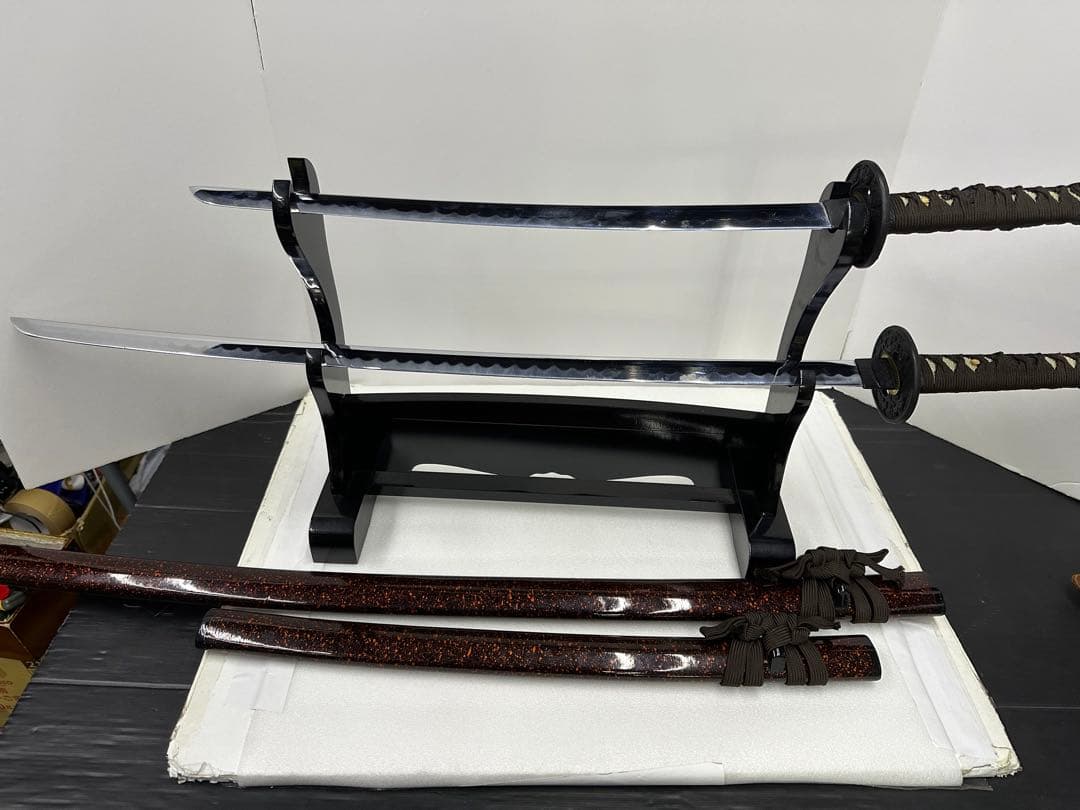 l*a様 美品　模造刀2本&刀置きセット