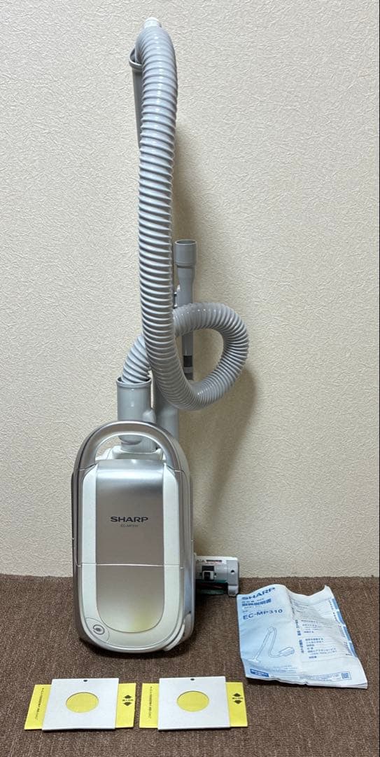 SHARP 紙パック掃除機 EC-MP310 2019年製　純正紙パック2枚付