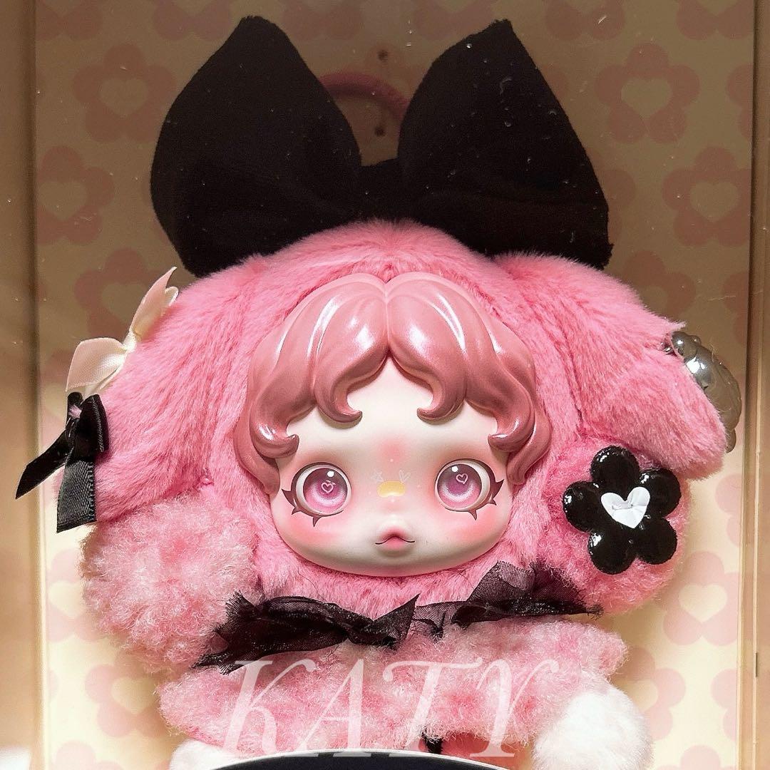 SKULLPANDA X MY MELODY KUROMI ぬいぐるみペンダント