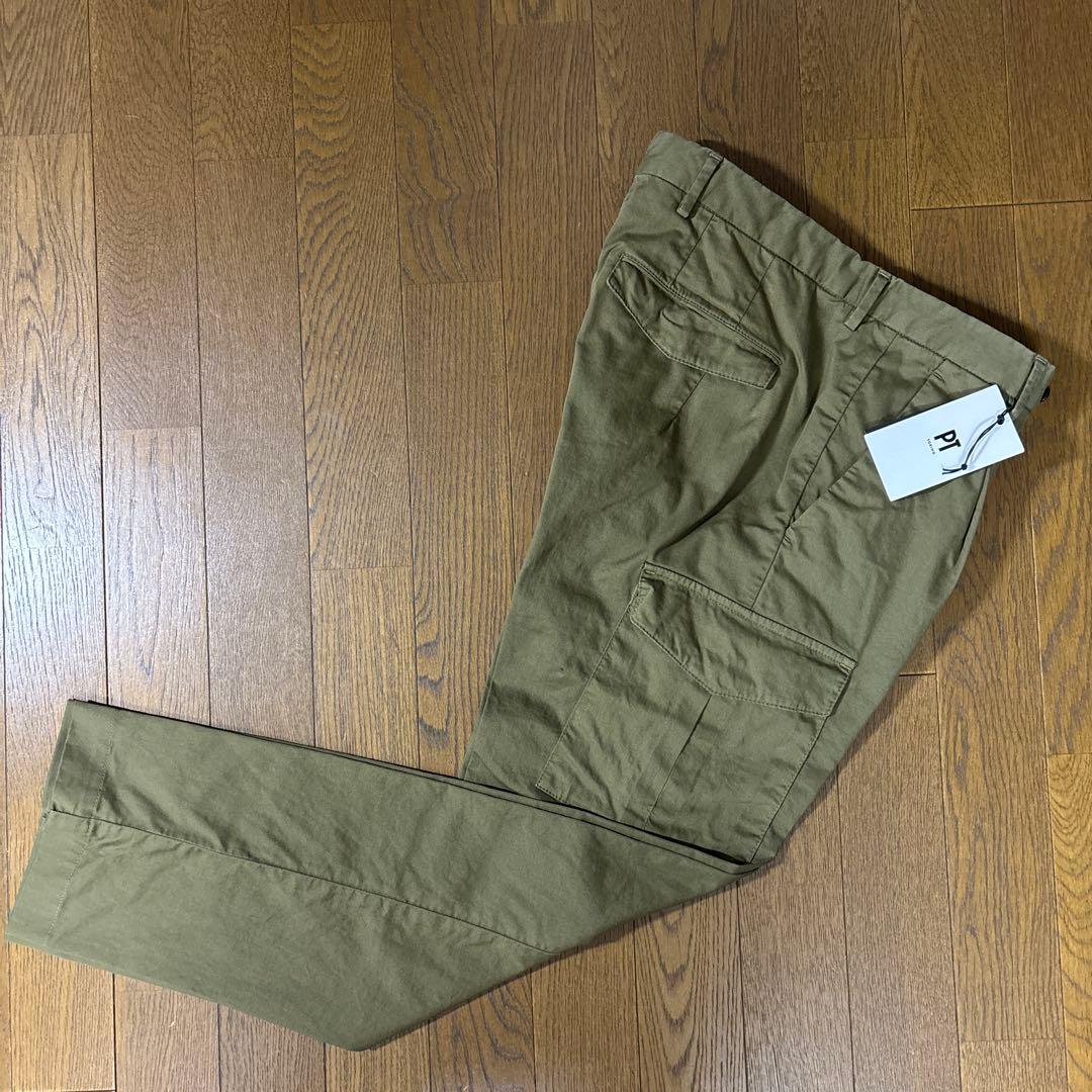 ⭐️【新品、未使用】PT TORINO カーゴパンツ カーキ オリーブ　44