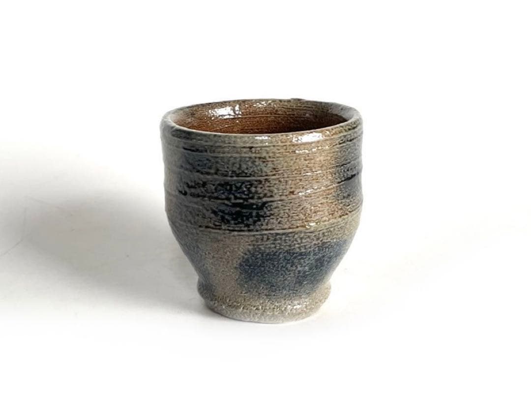 陶芸家　人間国宝　濱田庄司　塩釉酒呑　盃　ぐい呑　益子焼　浜田庄司