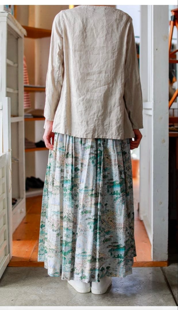 YAECA ヤエカ リバティ柄タックキュロット STORY 