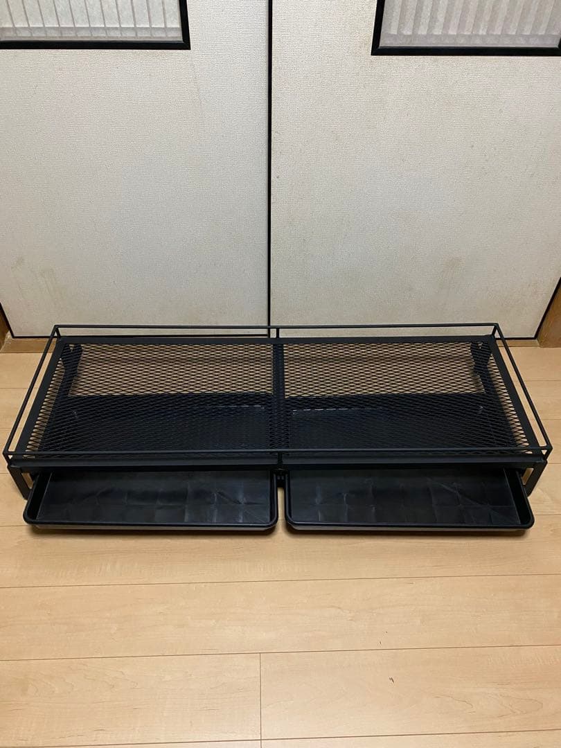 アイアンシェルフ　アイアンラック　植物棚　多肉植物　アガベ　アイアン家具