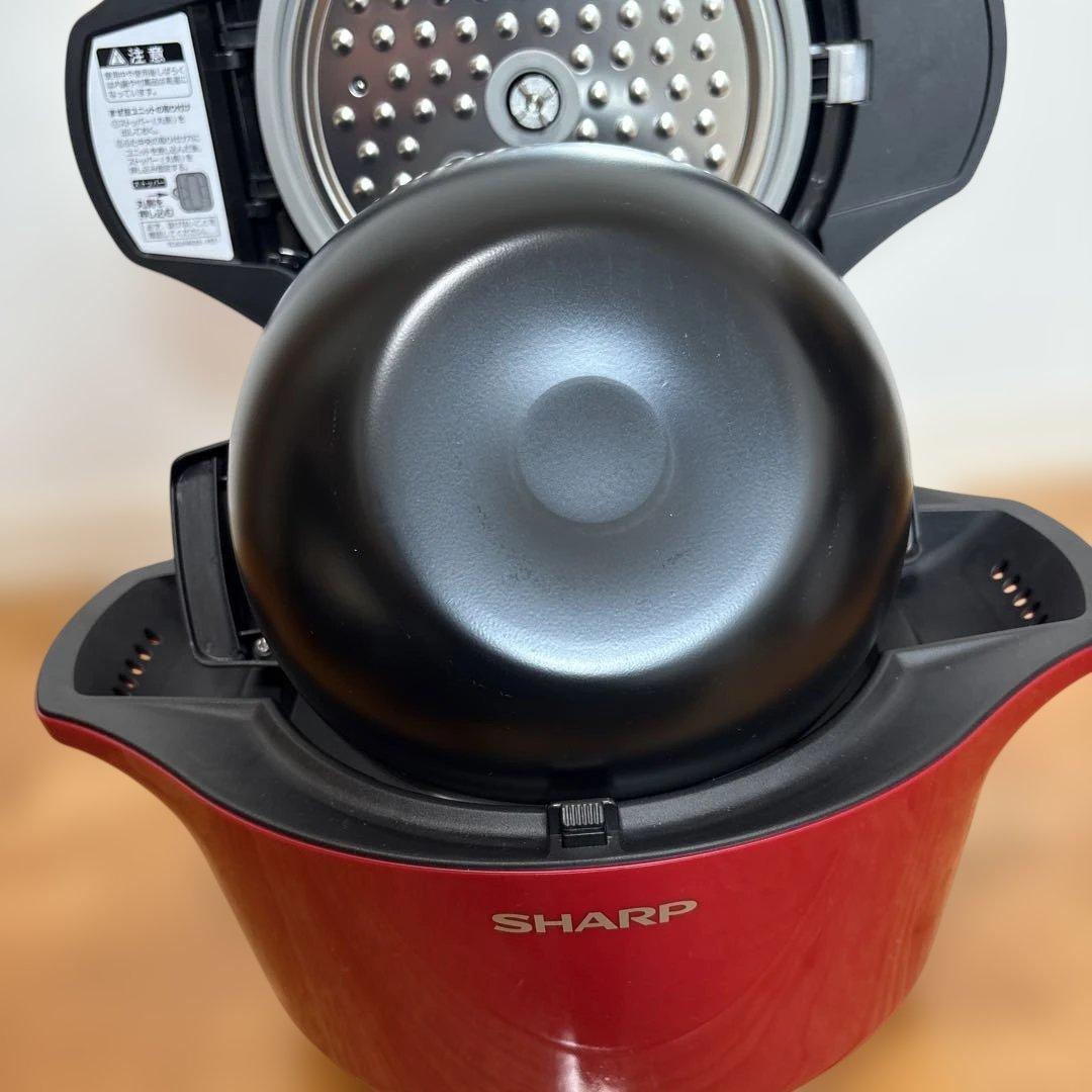 【新品・未使用品】 ヘルシオ ホットクック SHARP KN-HW24E-R