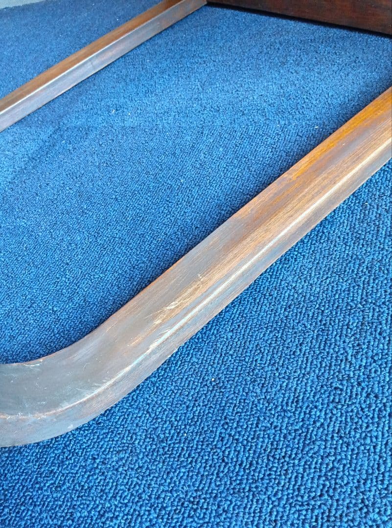 楕円形 木製テーブル　レトロ　ヴィンテージ