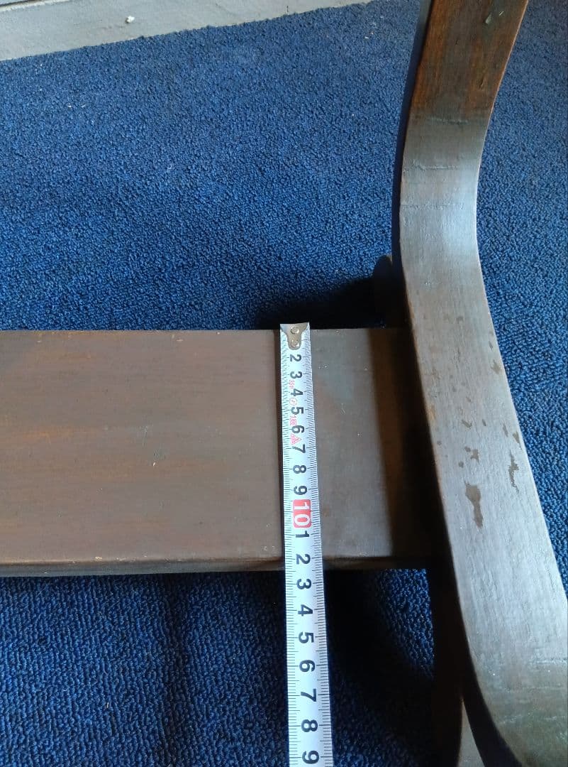 楕円形 木製テーブル　レトロ　ヴィンテージ