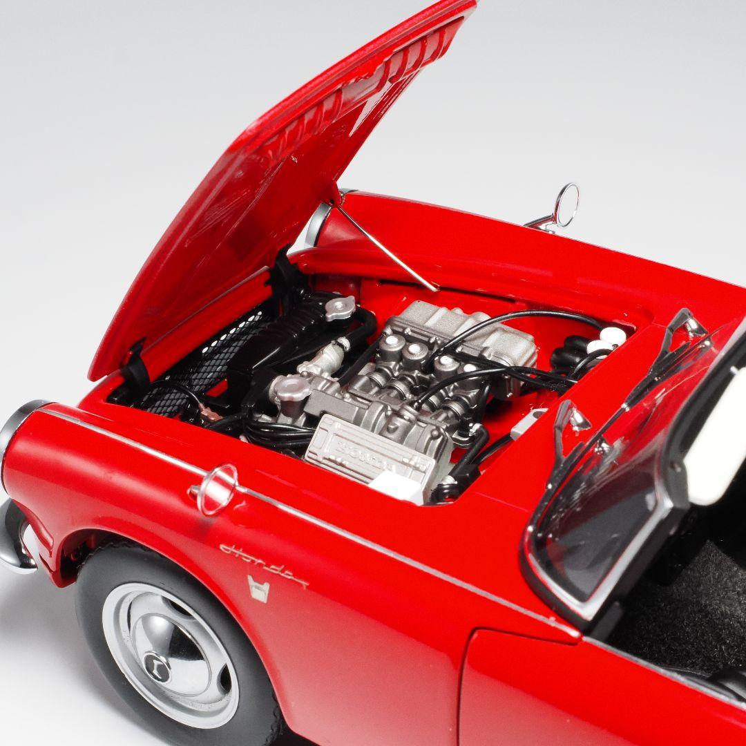 オートアート 1/18 ホンダ S800 レッド
