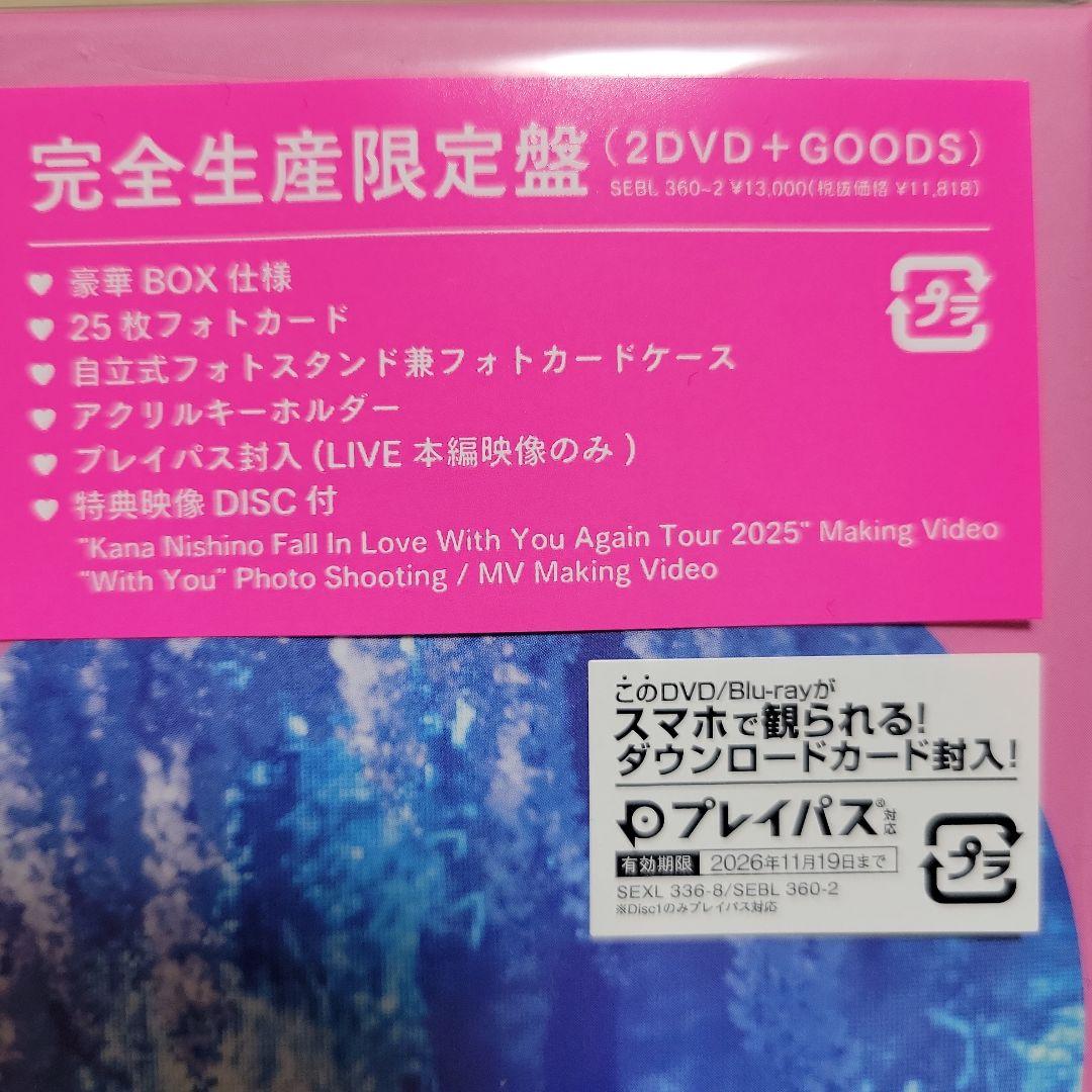 ミュージック Kana Nishino Fall In Love Tour 2025 DVD