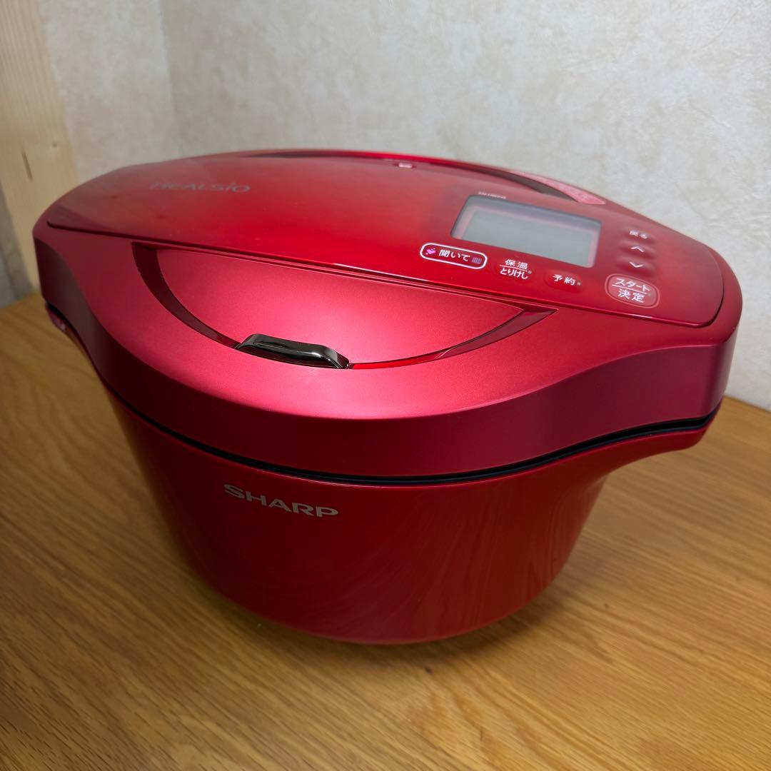 【美品】ヘルシオ ホットクック KN-HW24E　レッド　水なし自動調理鍋
