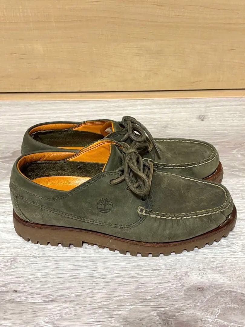 【即発送】ティンバーランド オリーブグリーン デッキシューズ