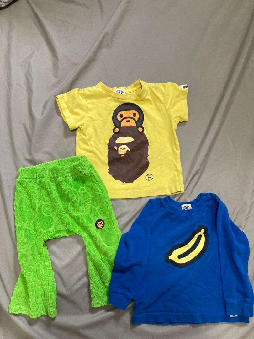 採寸対応不可 BAPE KIDS サイズ90 3つセット