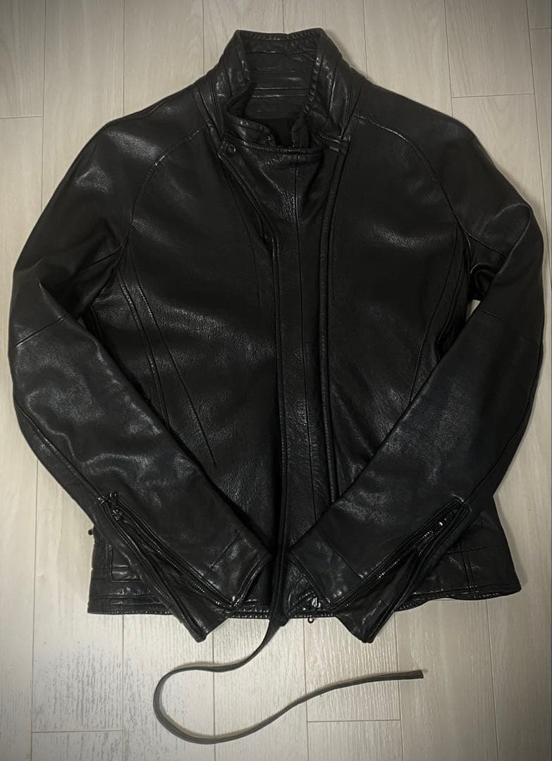 JULIUS ユリウス プロテクション　ライダース　ジャケット　レザー