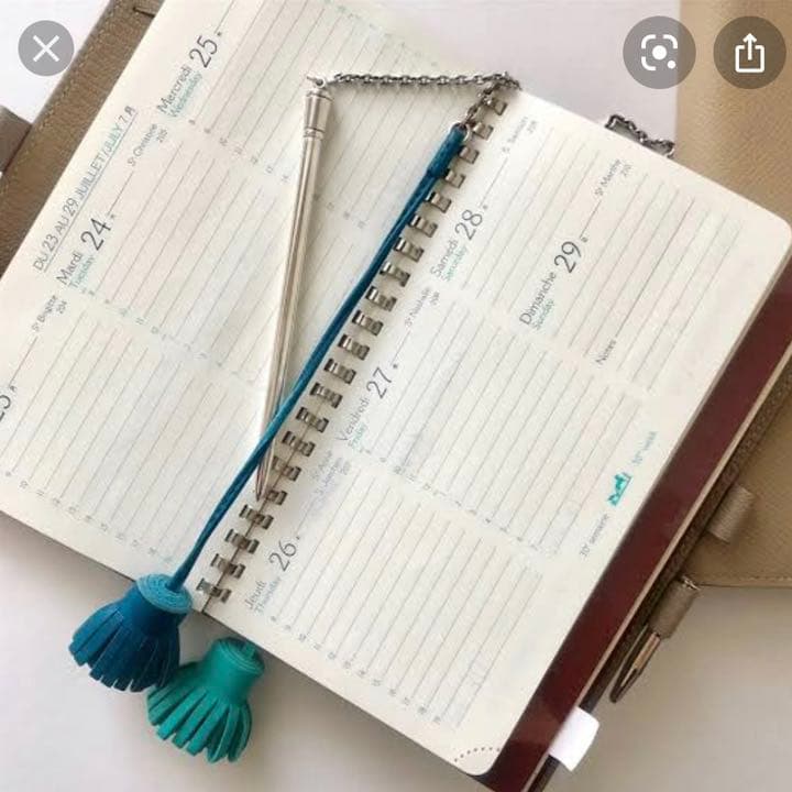 【新品本物】エルメス　シルバーチェーンボールペン　エス・テー・デュポン替芯2本付