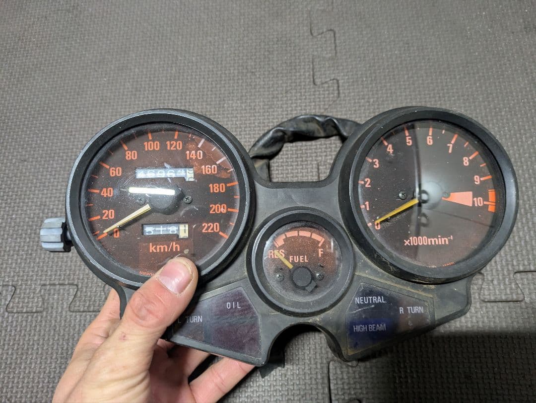 純正　cbx550f　cbx400f　メーター　動作未確認