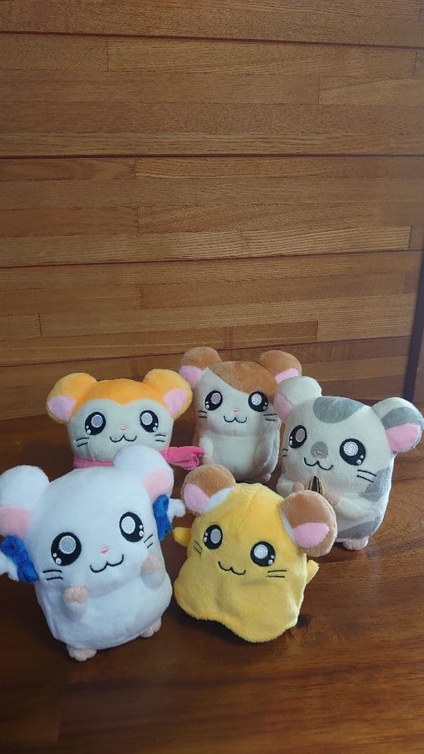 とっとこハム太郎　ハムちゃんずコレクション　ぬいぐるみ　三英貿易　5個セット