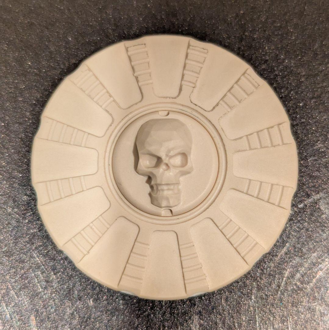 「正規品」ZD ドクロプッシュカード　PEEK製　EDC　フィジェットトイ