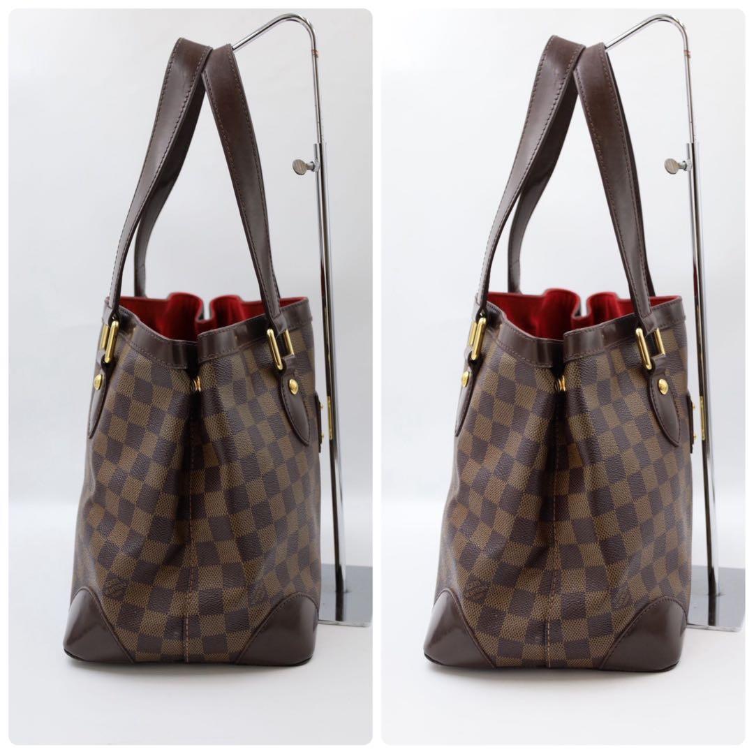 【超美品】　ルイヴィトン　ダミエ　エベヌ　ハムステッドPM　トートバッグ