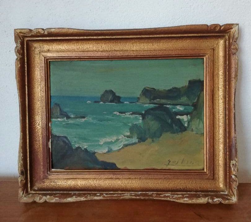 明治時代から祖父の家にあった油絵