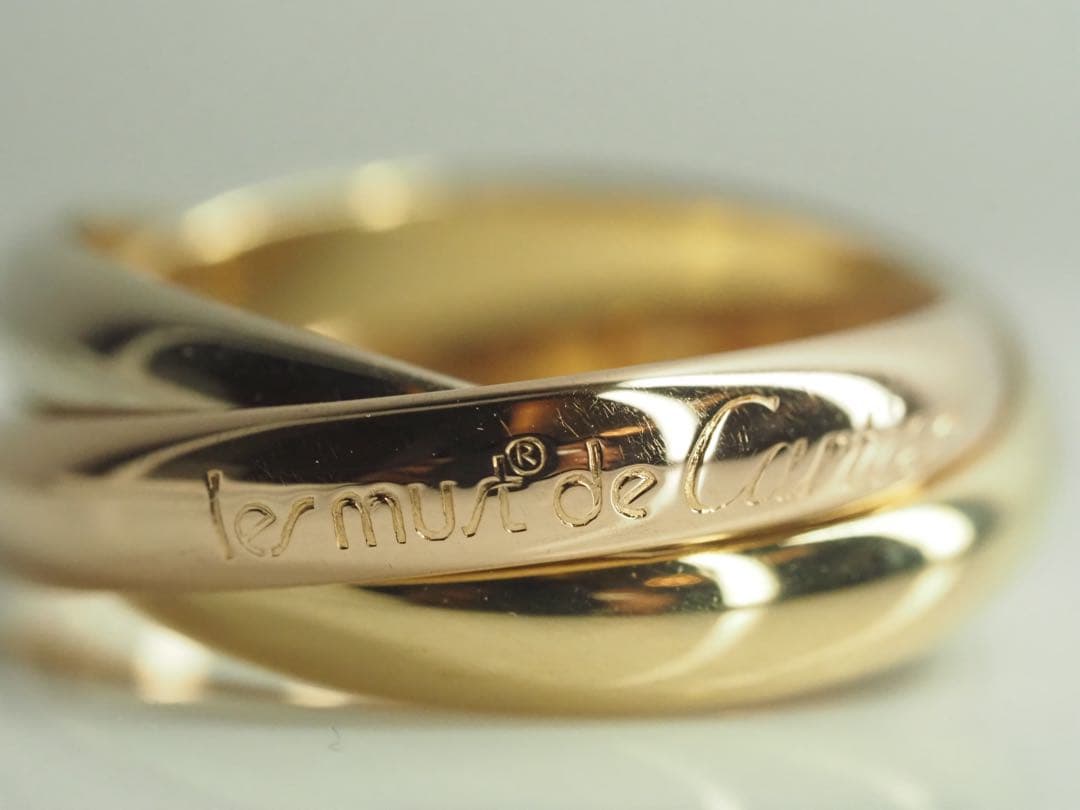 カルティエ　トリニティリング 750YG/WG/PG 53号(12.5号)