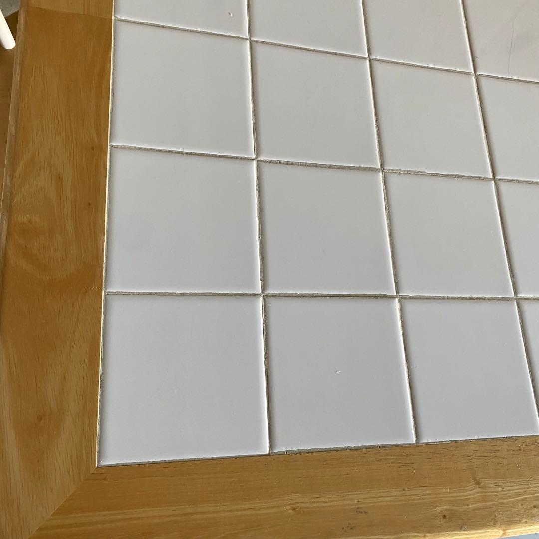 ダイニングテーブルセット　ダイニングチェア　タイルトップ　カントリー　レトロ