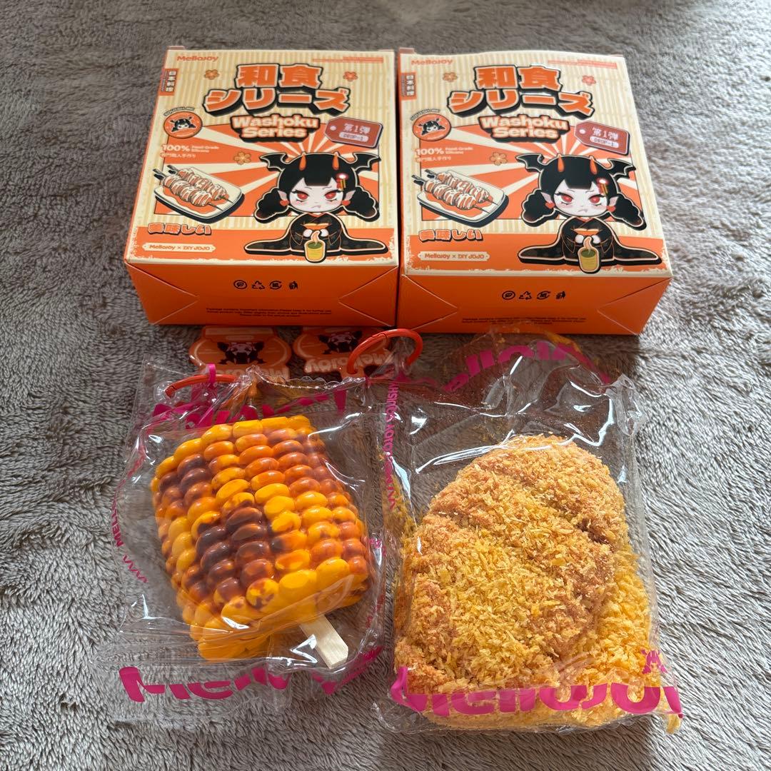 Mellojoy スクイーズ　和食シリーズ　とんかつ　コーン