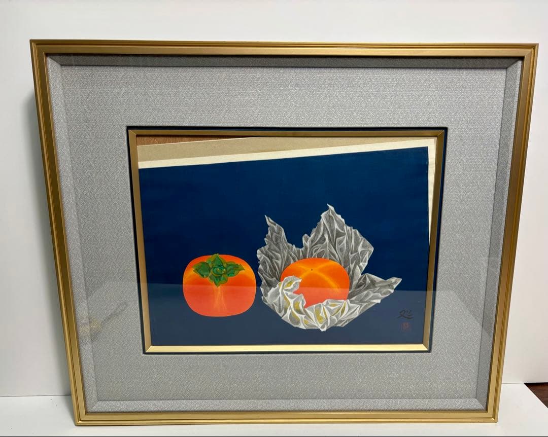 #加山又造「静物」木版画　限定100部