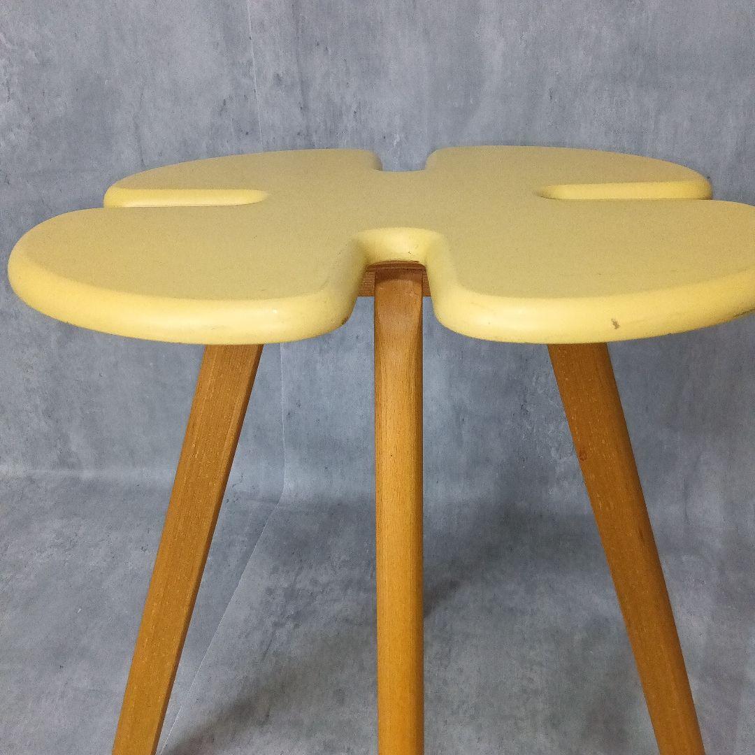 天童木工　クローバースツール　イエロー　黄色　小池智子デザイン