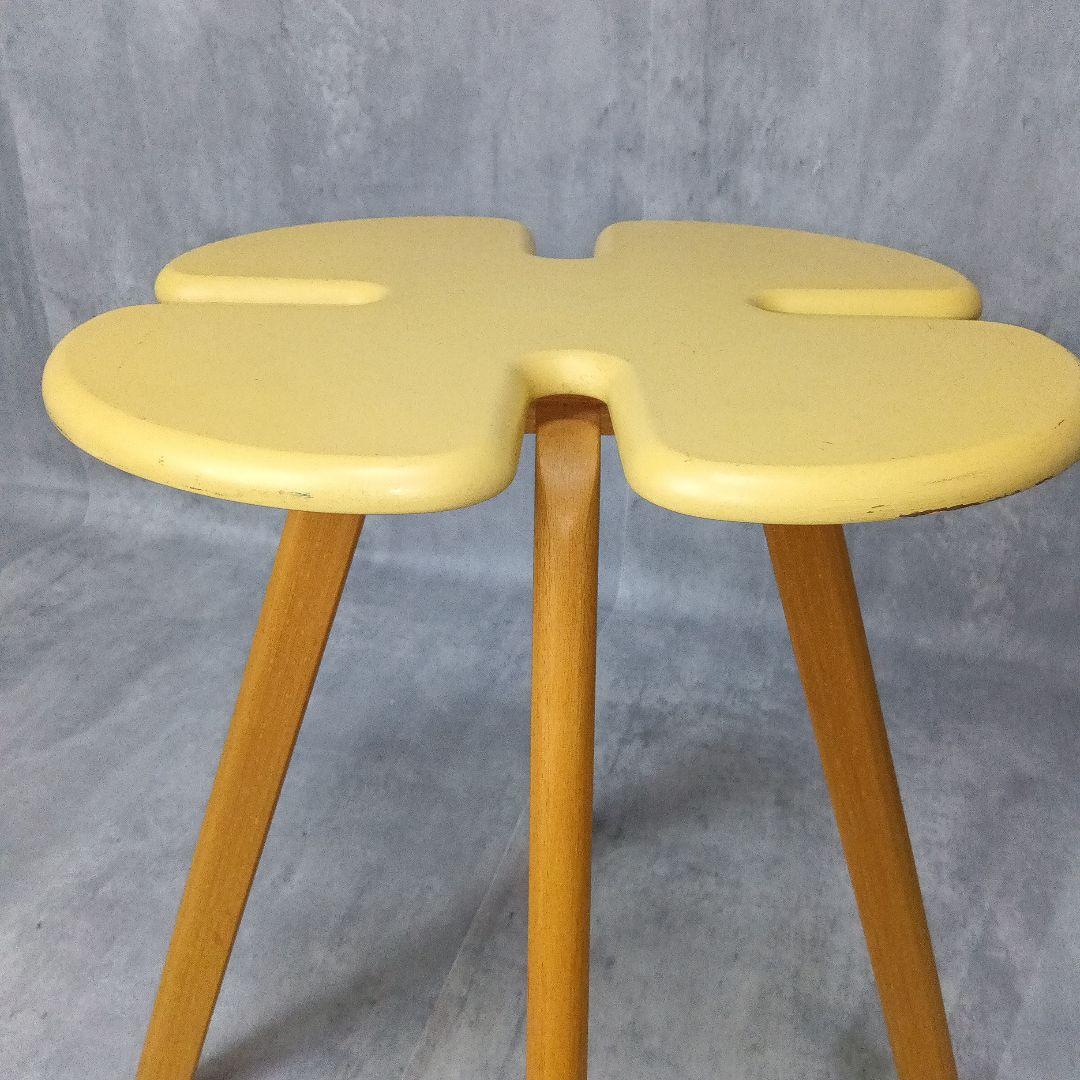 天童木工　クローバースツール　イエロー　黄色　小池智子デザイン