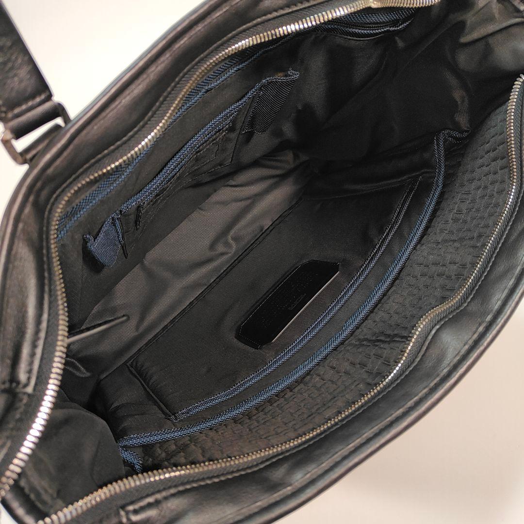 美品✨オールレザー✨TUMI JARVIS ノースサウストート ブラック