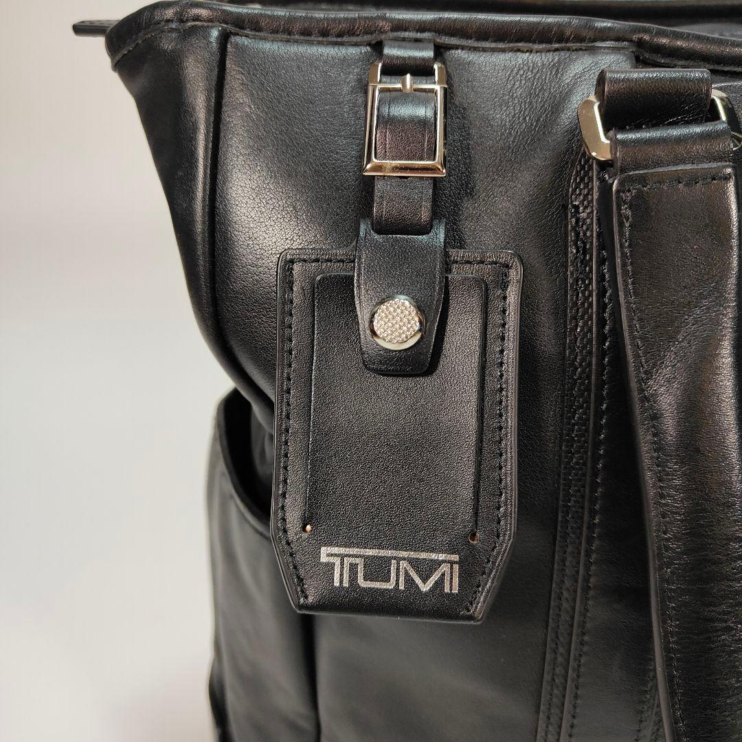 美品✨オールレザー✨TUMI JARVIS ノースサウストート ブラック