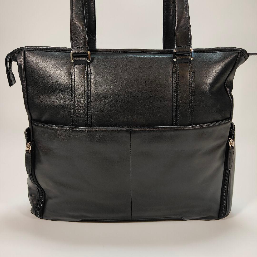 美品✨オールレザー✨TUMI JARVIS ノースサウストート ブラック