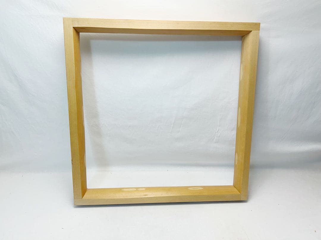 ほぼ未使用 茶道具 北山杉材 大炉炉縁 素地材 紙箱