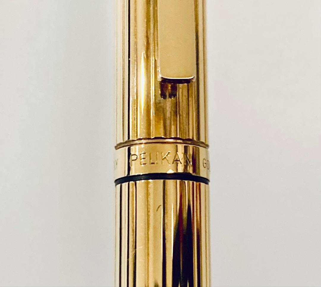 18kt金張り◆ペリカン高級ボールペン　シグナム 特別仕様18金 Pelikan
