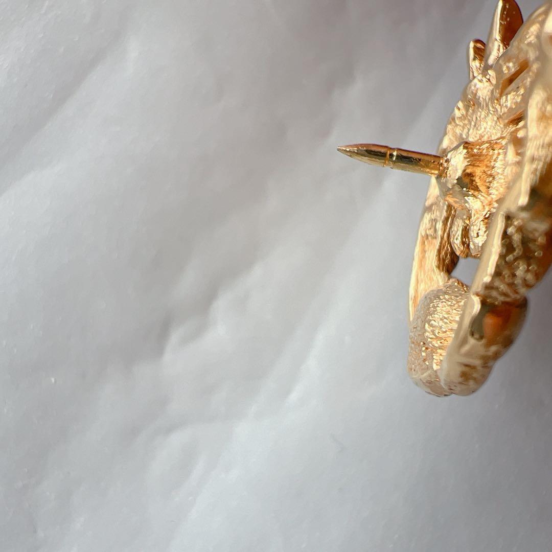 Christian Dior カニモチーフ　ブローチ　GP ラインストーン