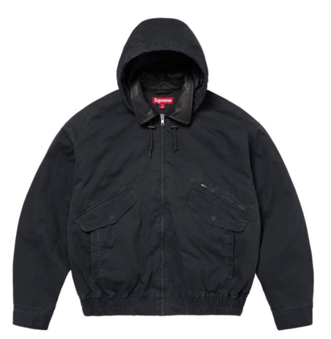 ジャケット・アウター supreme leather color utility jacket S