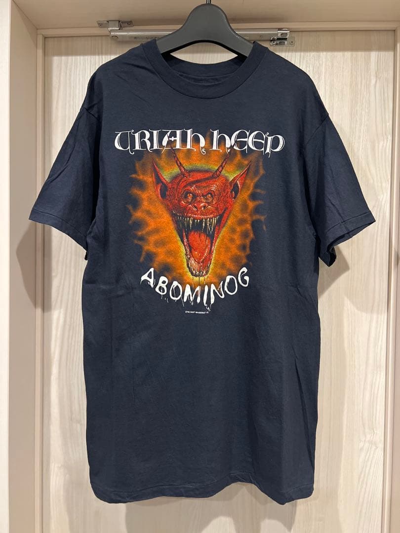 オリジナル 80s Uriah Heep ABOMINOG 1982 ツアーT